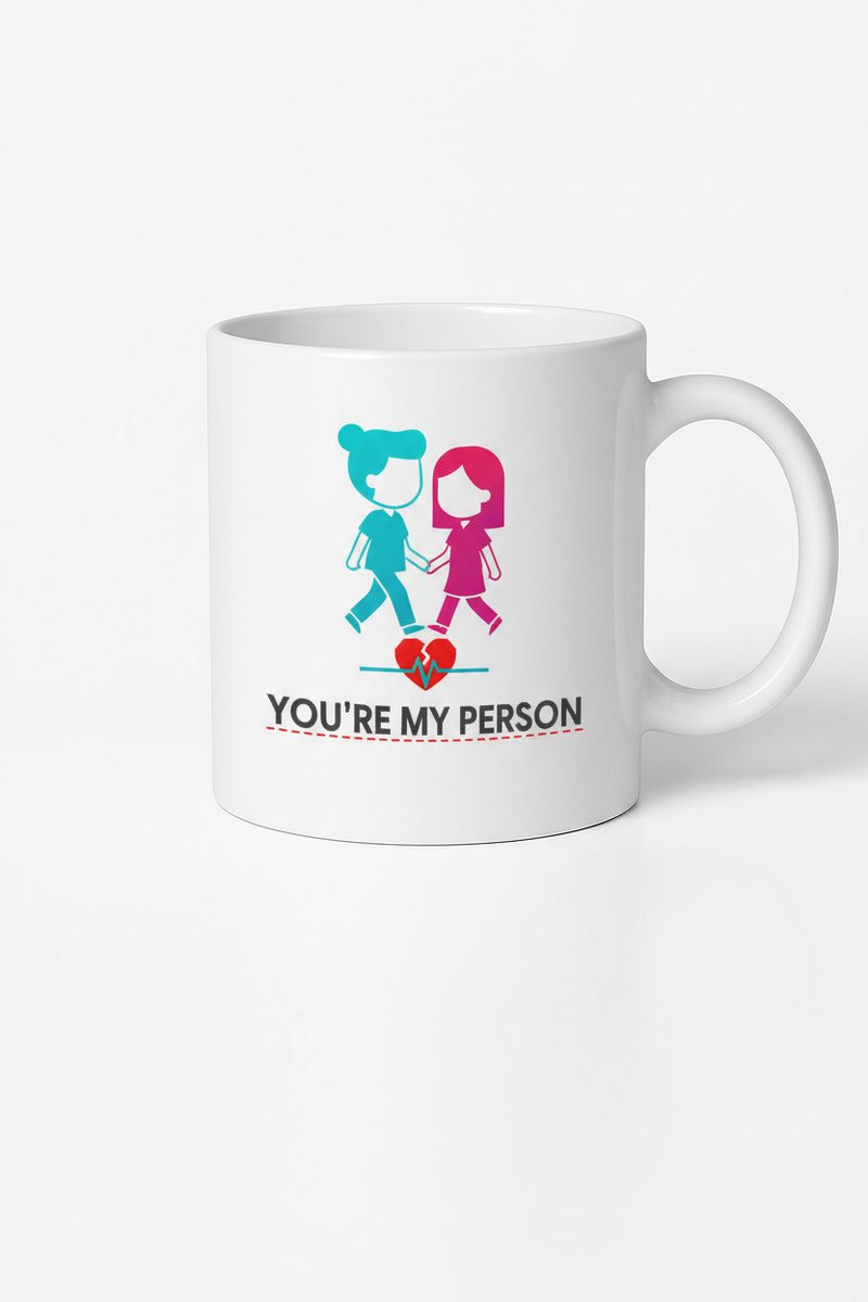 Grey's Anatomy Mok 'You're My Person' - Liefdevol Koppel Cadeau