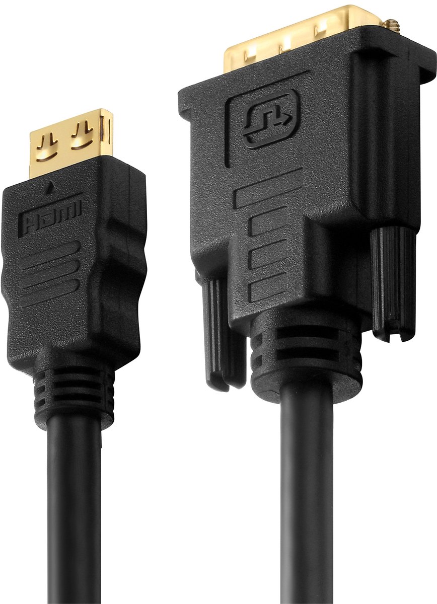 PureLink HDMI-DVI M-M 0.5m 0,5 m DVI-D Zwart