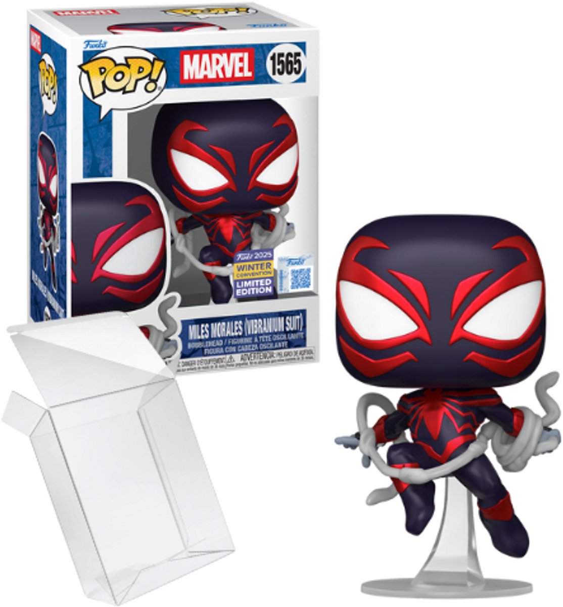 Funko Pop! Marvel - Miles Morales (Vibranium Suit) #1565 (2025 Winter Convention Exclusive)
