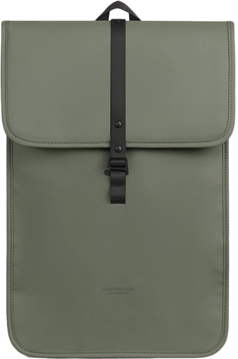 Gaston Luga Laptophoes geschikt voor Laptop | Gaston Luga Däsh Pack Rugtas 13 - 14 inch Laptoptas - Olijfgroen