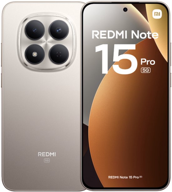Redmi Note 15 Pro - 5G - 12GB/512GB - Titanium Zilver | bol