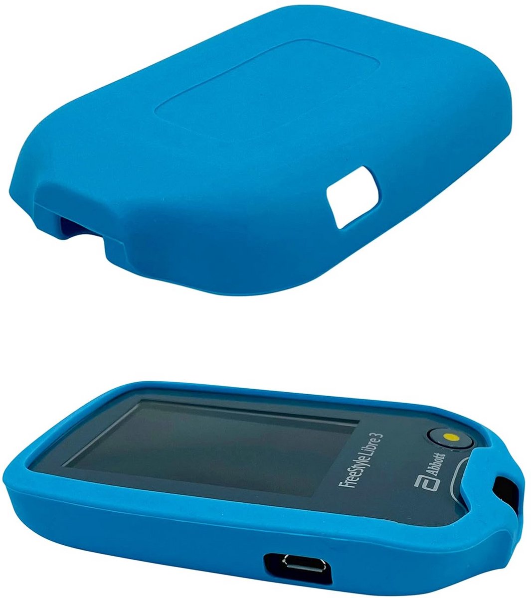 Antislip Beschermhoes voor Bloedsuikermeter - Flexibele Sensor Cover Blauw