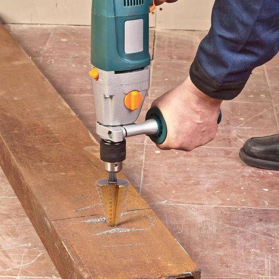 HSS Trappenboor Kegelboor Metrische Stappenboor 14 Trappen Ø 4-42 mm