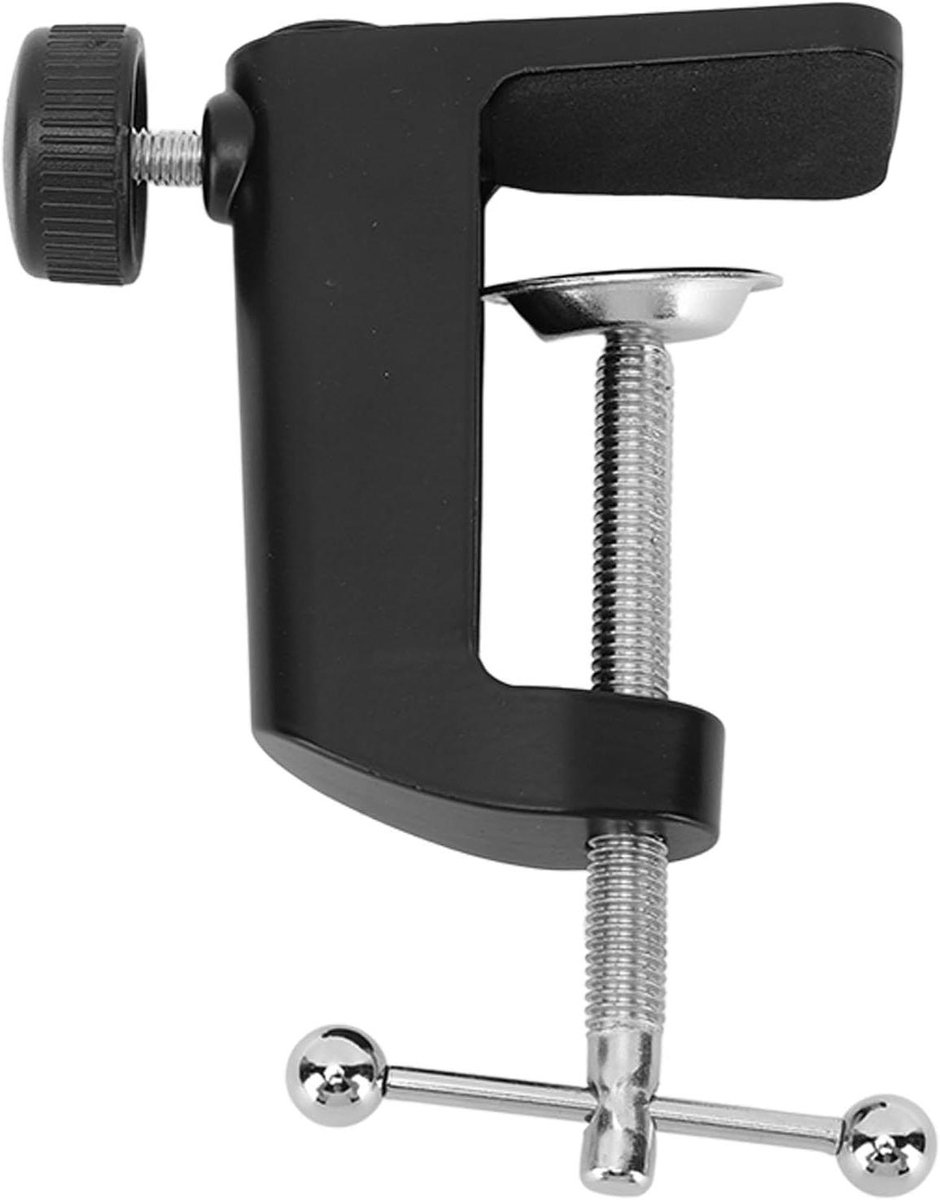 Bureauklem voor Zwenkarm en Bureaulamp - Metalen Montagetafelklem 61mm - Antislip Bureau C-klem - Microfoon Ophangarm Accessoire