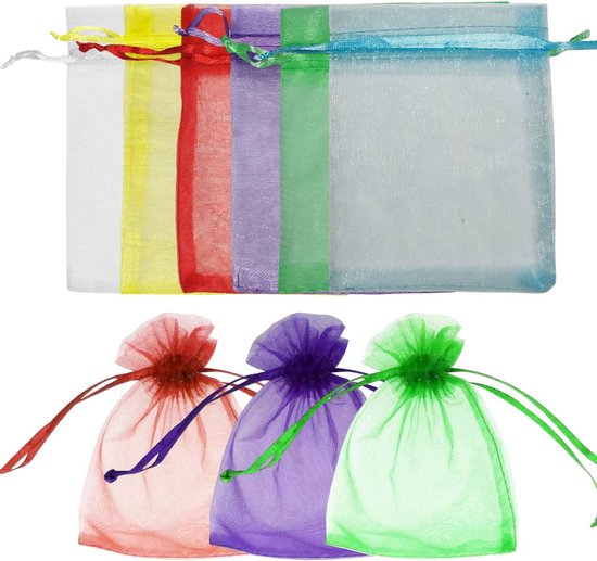 60 Stuks Organza Zakjes 7x9 Cm Kleine Geschenkzakjes Met Trekkoord 60-stuks-organza-zakjes-7x9-cm-kleine-geschenkzakjes-met-trekkoord
