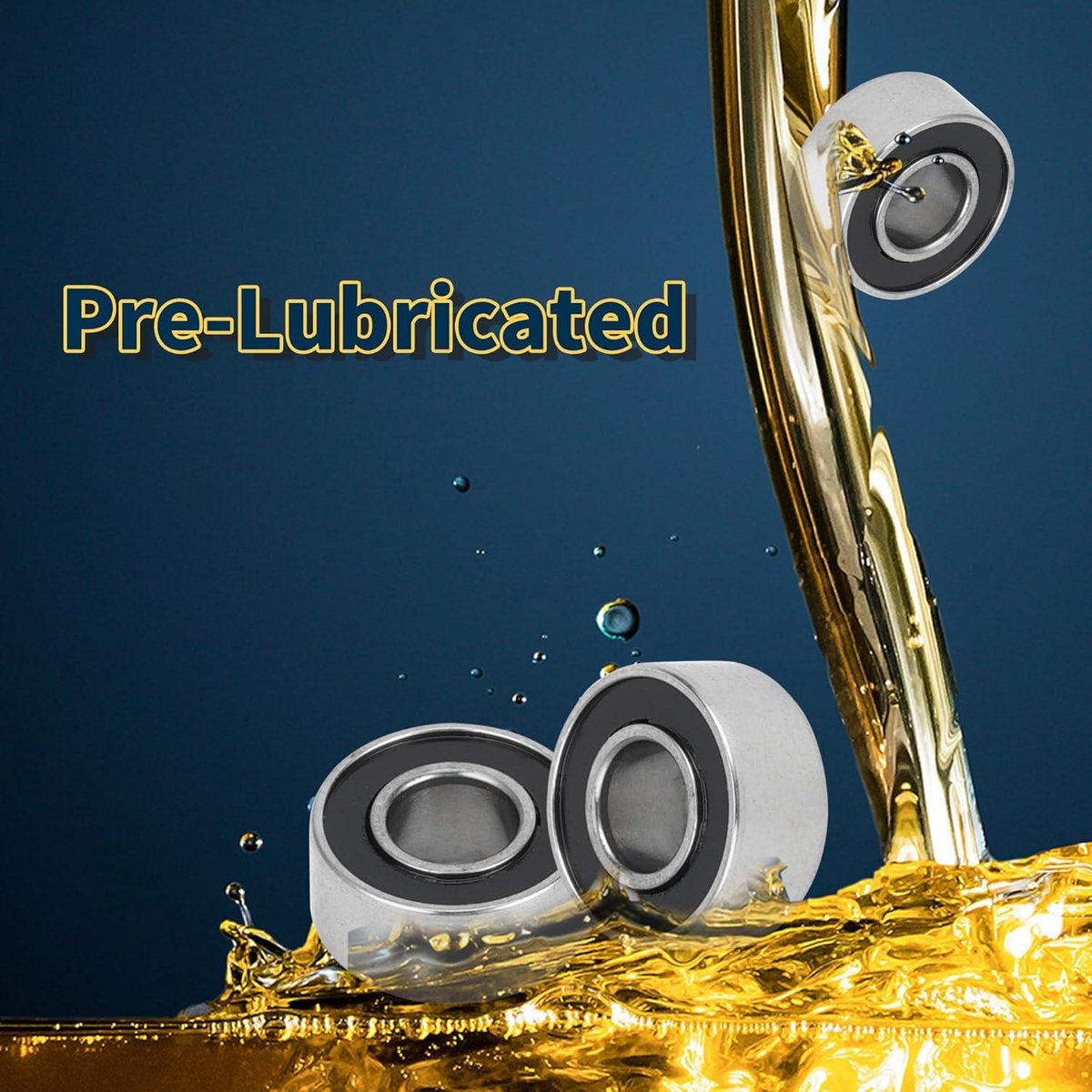 Cosensi Diepe Groef Kogellagers 4x9x4mm P6 voor Scooter en Skateboard Wielen met Rubber Afdichtingen. Any