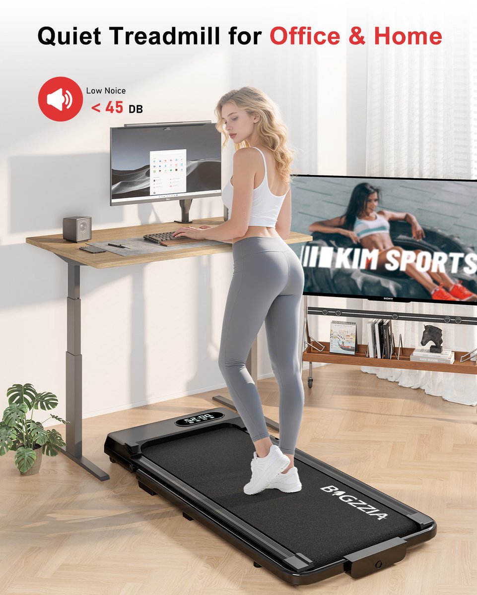 3 Loopband 2,5 pk 8 km/u Inklapbaar Zwart - afbeelding 3