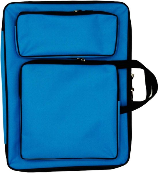 Drawing Boards, Transport Bag, A3, Waterproof, Drawing Board, Backpack, Artists, Drawing Bag, Multifunctional Zip, Drawing Board Bag, Outdoor, Art, Portfolio, Bag, Carry Bag, Blue, 48 x 36 cm, Blue