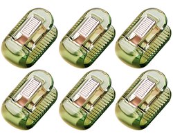 Dekbedclips, 6 stuks transparante, antislip dekbedovertrekclips, dekbedbevestigingsclips zonder spelden, dekbedovertrekclips, dekbedclips om het dekbed op zijn plaats te houden (groen)