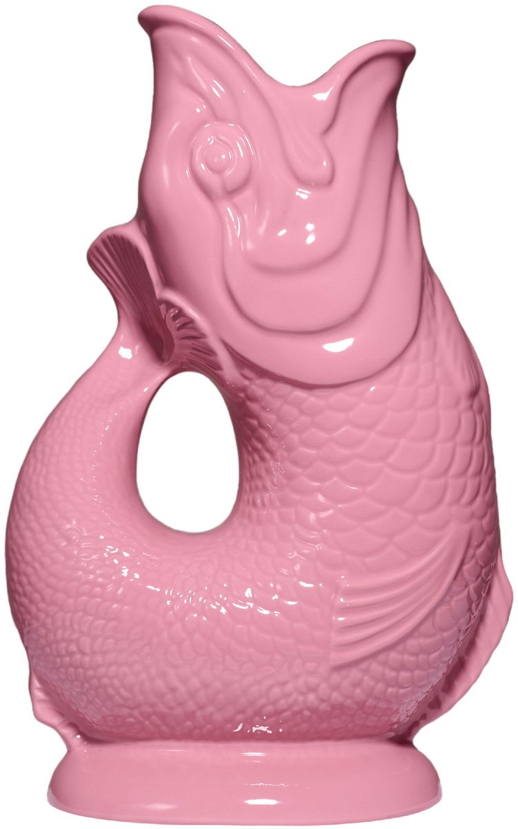Gluckigluck waterkaraf met 'gluck-gluck'-geluid 1,2 l XL roze