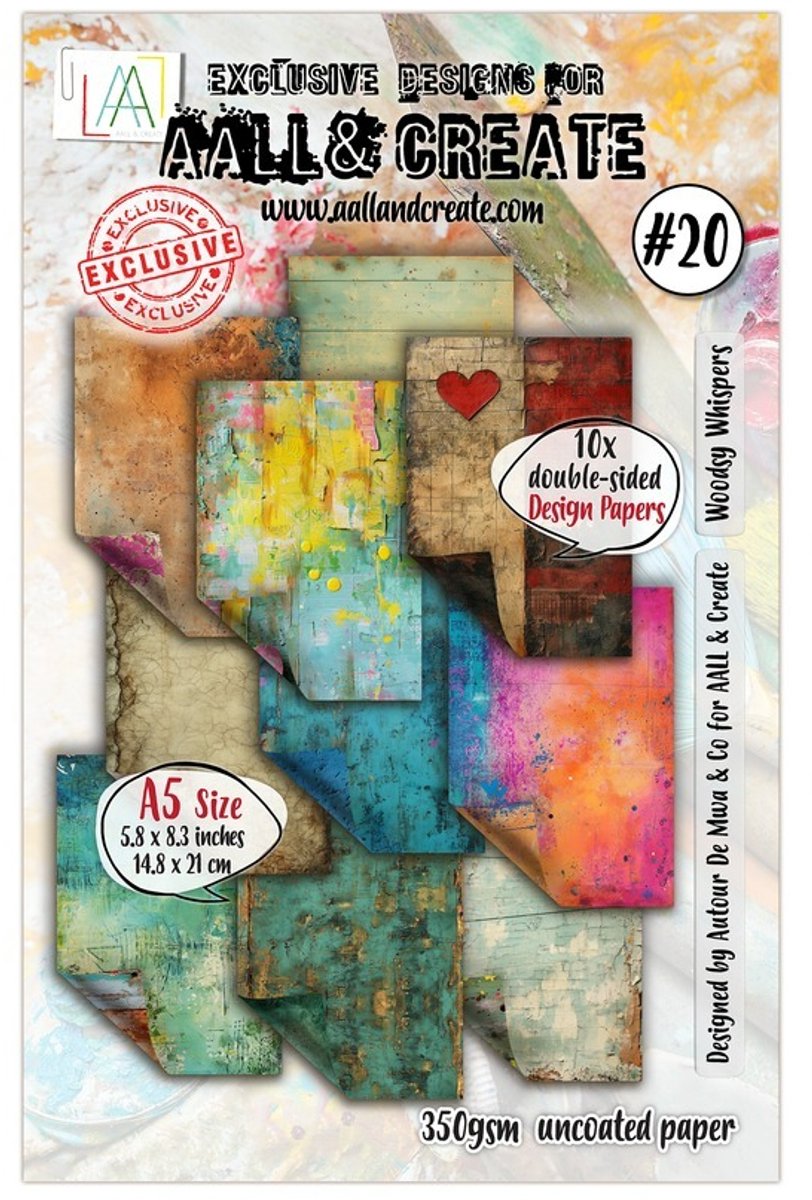 Aall & Create Design Paper A5 - Woodsy Whispers