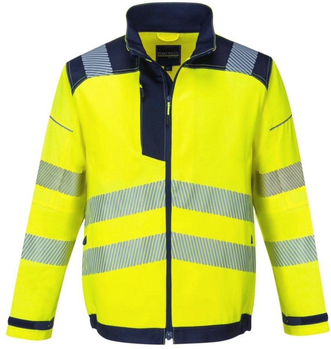 Hi-Vis Werkjack Geel/Zwart - Maat L