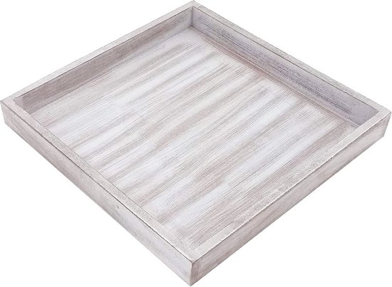 Senza Asymmetrische Houten Dienbladen 3 Stuks Blauw Senza Asymmetrische Houten Dienbladen 3 Stuks Blauw