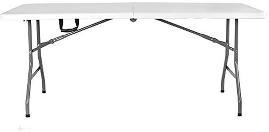 Opvouwbare Klaptafel 6ft voor Binnen en Buiten - Heavy Duty en Sterke Bouw - Ideaal voor Camping, Picknicks en Feesten — afbeelding 2
