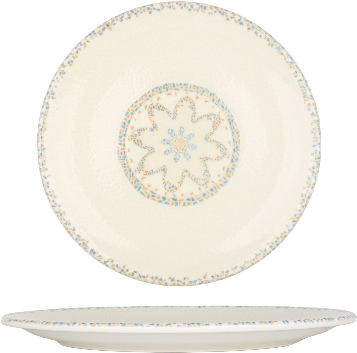 By Bone Dinerbord - Tessera - Porselein - 30 cm - set van 6