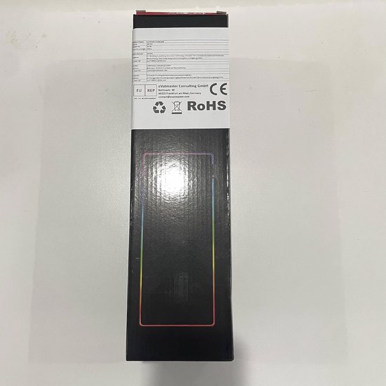 Grote Roze RGB Gaming Muismat met LED Verlichting - XL XXL Formaat - Niet-sliprubber — afbeelding 4