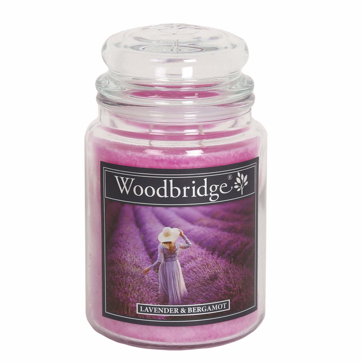 Woodbridge Geurkaars - lavendel en bergamot - geparfumeerd