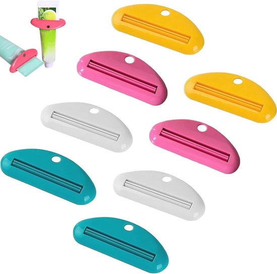 Newaner Metalen tubeknijper, 6 stuks, tubeknijpers, roestvrij staal, tandpasta knijper voor Newaner Metalen tubeknijper, 6 stuks, tubeknijpers, roestvrij staal, tandpasta knijper voor