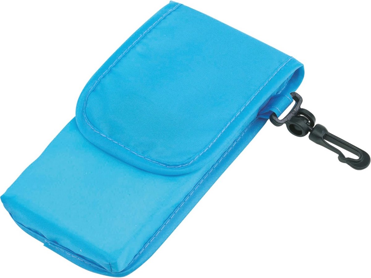 Duurzame Opvouwbare Boodschappentas - Modern Turquoise Shopper met Lange Hengsels