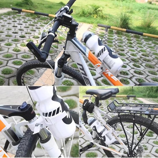 Universele fietsflessenhouder - Verstelbare bidonhouder voor fiets, wandelwagen en diverse toepassingen — afbeelding 2