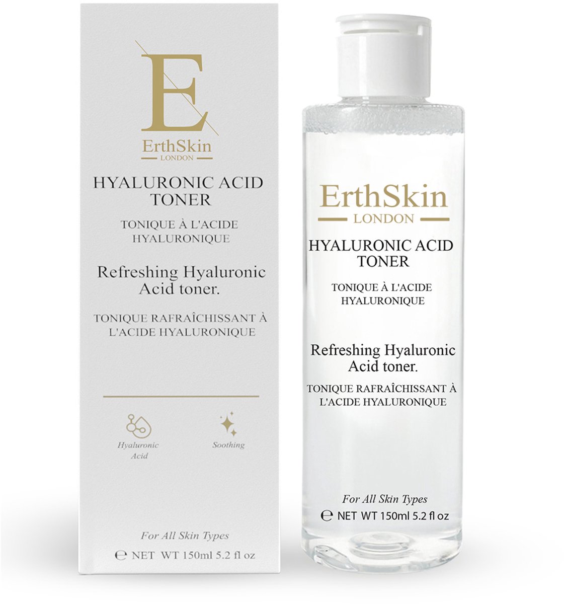 ErthSkin London Verfrissende hyaluronzuurtoner