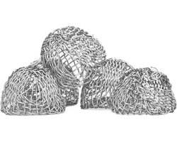 100 Stukken Tabakspijpen Bal Scherm - Hoofdzakelijk Gemaakt van Uitstekend RVS - Hoogwaardige Kwaliteit