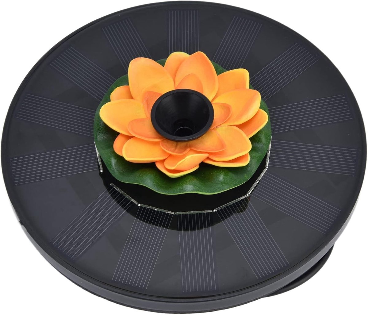 Solar Fountain Water Pump - Outdoor Landscape Garden - Beautiful Miniature Floating Water Fountain