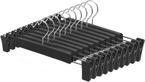 Unyqoos® Uitschuifbare metalen kledinghangers voor efficiënte