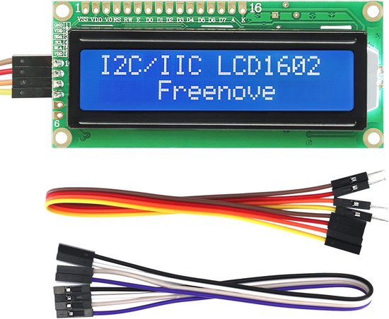 I2C LCD 1602 Module - 2 Packs | 16x2 Display | Compatibel met Arduino ...