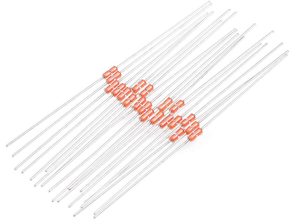 20 Stuks NTC Thermistoren Weerstanden - 10K Ohm Temperatuur Sensors