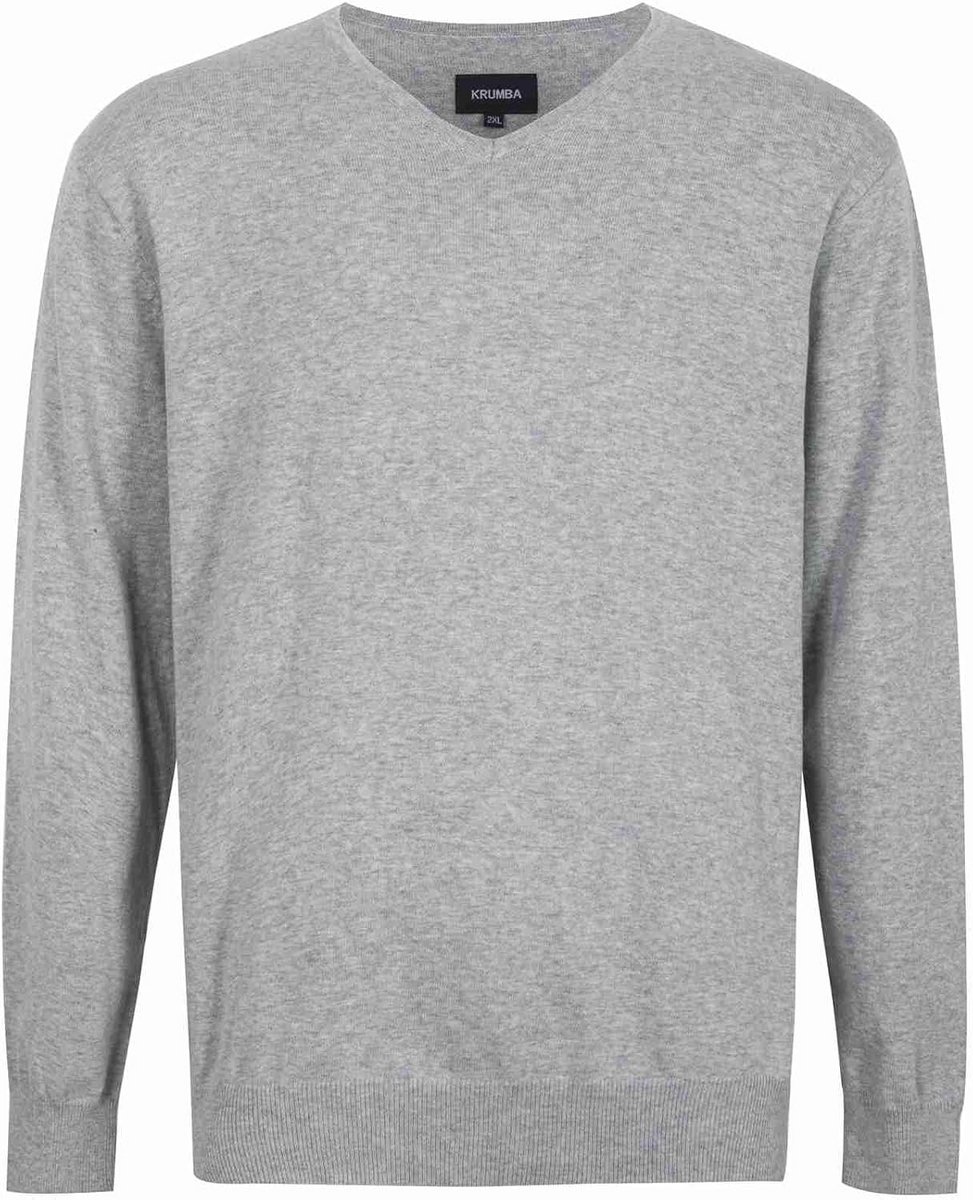 Plus Size Heren Sweater V-hals Katoen Oversized Trui