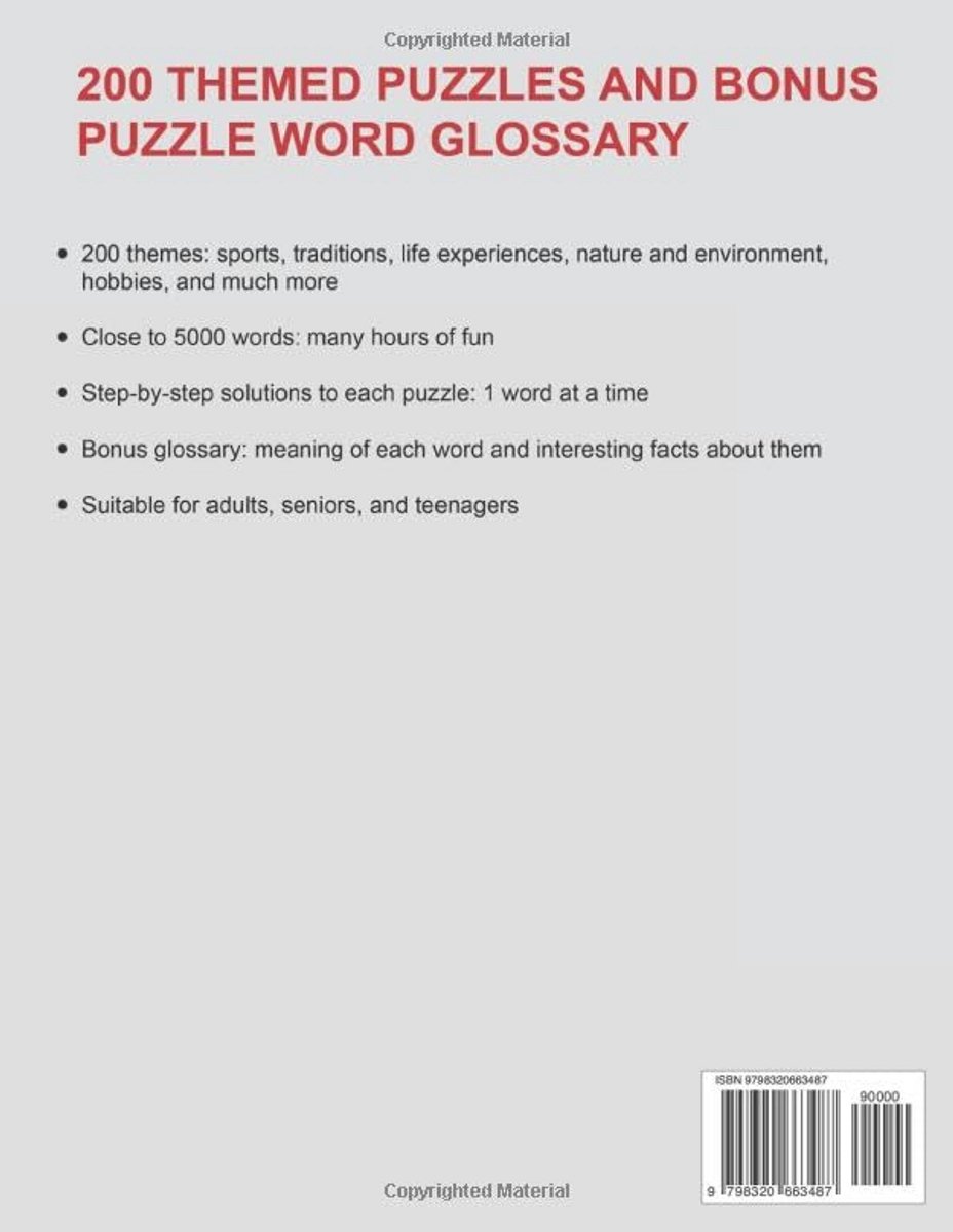 Giant Word Search Book - 5000 Engaging Puzzles voor Volwassenen