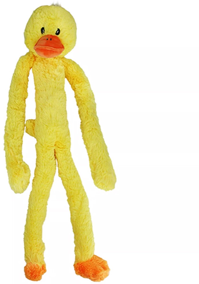 Mulitipet - hondenspeelgoed - Knuffel - 68cm lang - Eend