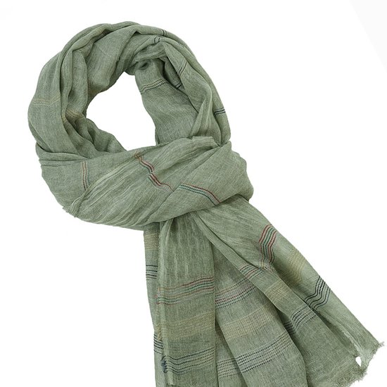 Sjaal Mode gestreepte sjaal Heren dunne casual sjaals is geschikt for lente, herfst en winter, het beste cadeau for mannen Dikke oversized winter/ herfst (Color : C