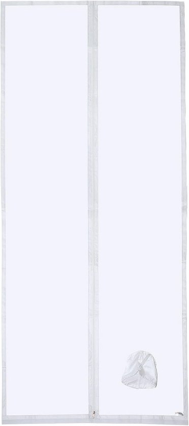 Universele deurafdichting mobiele airconditioner 120×240 cm wit, UV-bestendig, waterafstotend, wasbaar, met buisverlengingen