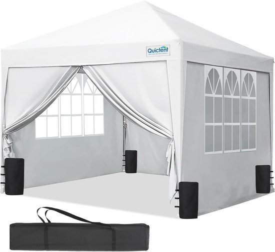 Partytent opvouwbaar draagbaar - easy up paviljoen party tent - 3 x 3