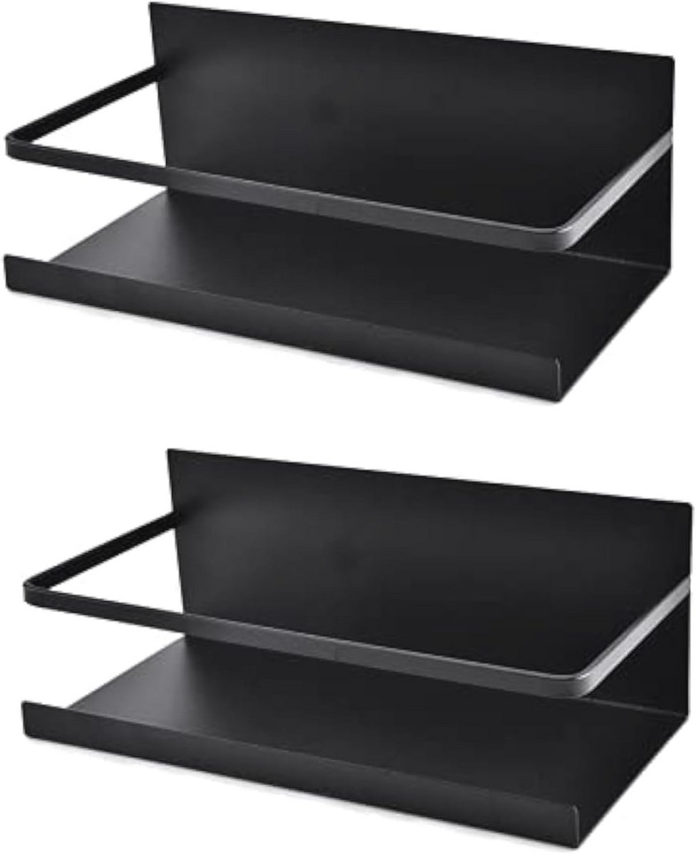 Magnetisch Koelkast Rek Set - Roestvrij Staal Organizer met Haken voor Keuken en Specerijen