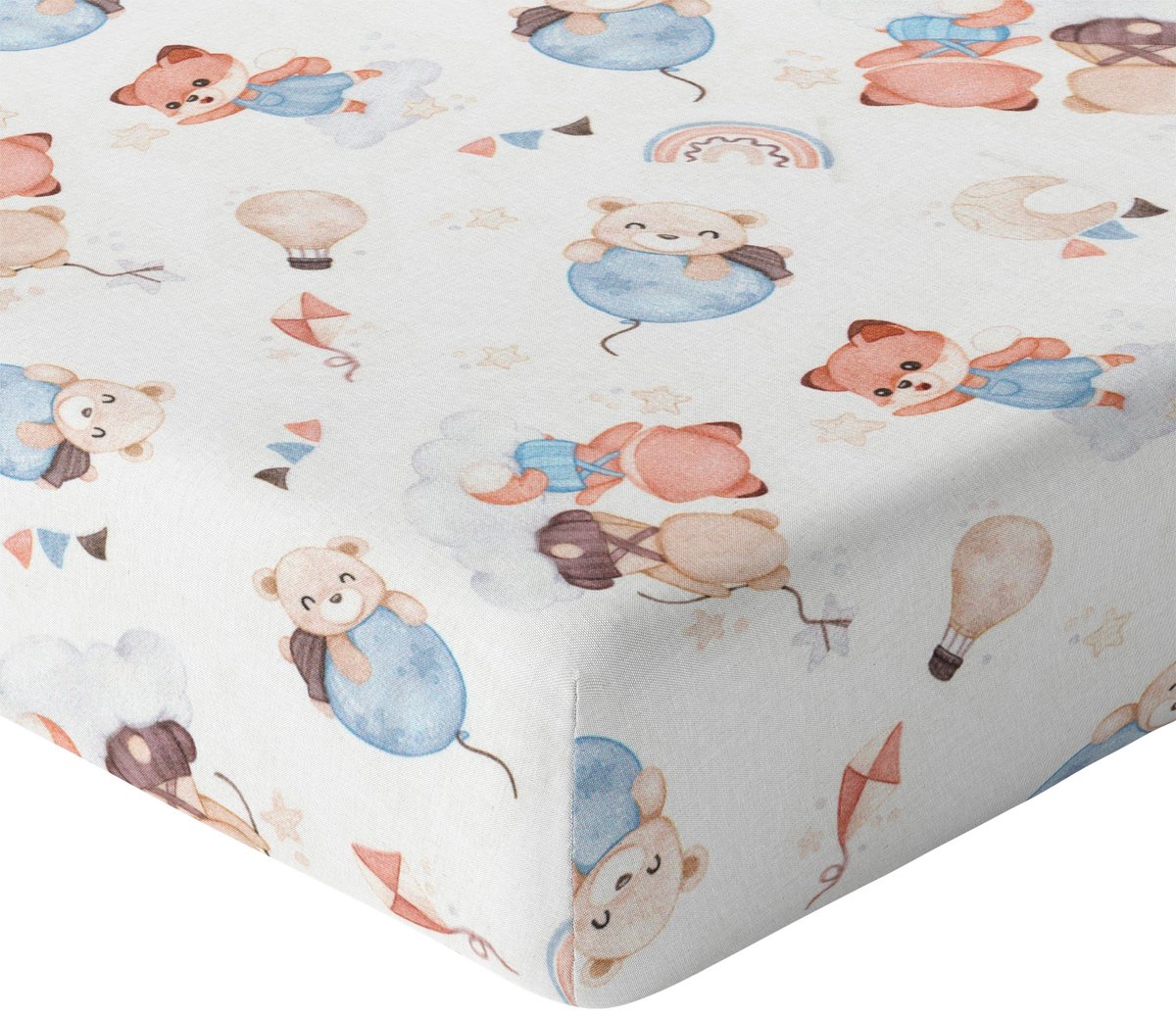 Hoeslaken 160x80 met elastiek, 100% katoen, Nederlands product