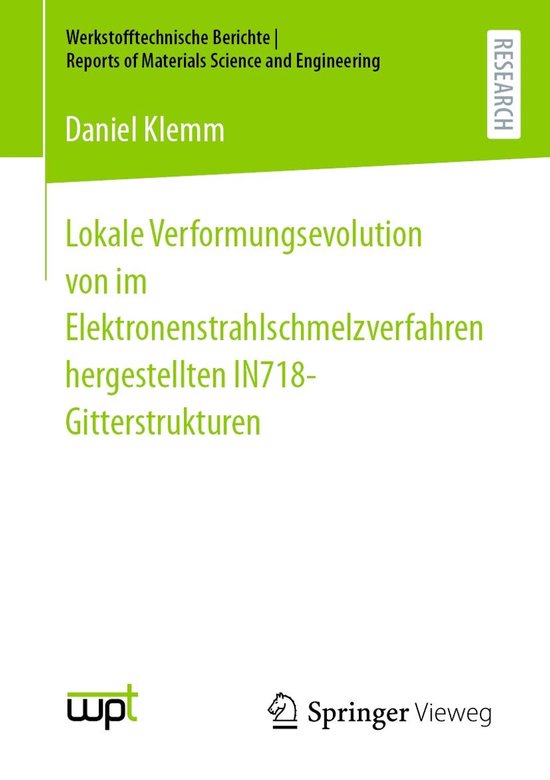 Werkstofftechnische Berichte │ Reports of Materials Scienc ... - cover