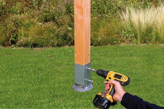 Tuinpaal vierkant grenen hout geschaafd 6,8 x 6,8 x 210 cm kopen? | Tuinpalen