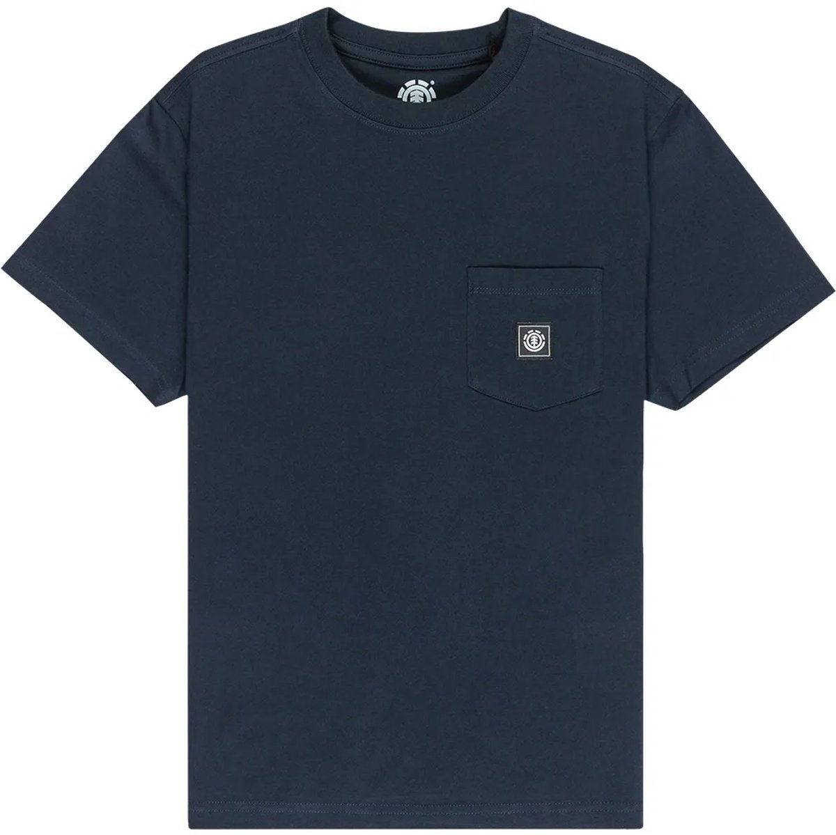Element Icon Label Pocket T-shirt Met Korte Mouwen 14 Years Jongen Marineblauw