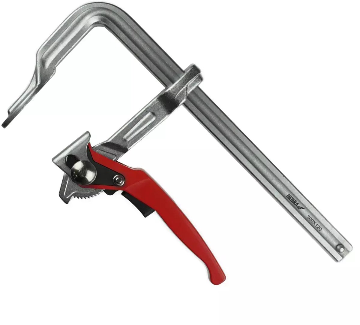 Dedra F-klem 600x120mm - Precisie en Kracht voor Houtbewerking