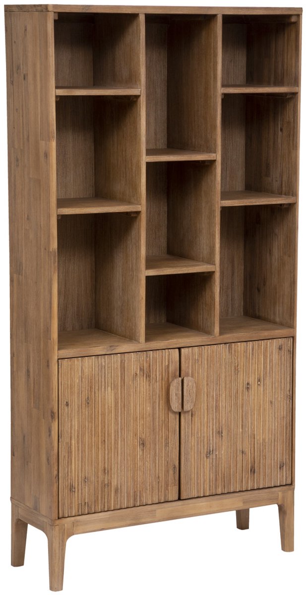 Atmosphera Créateur d'intérieur® Boekenkast van acaciahout SABOR Beige moyen