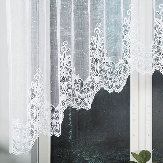 Markizeta BERENIKA - Kant-en-klare Jacquard Gordijn - Wit - 330x140 cm - Decoratief en Elegant van Markizeta — afbeelding 2