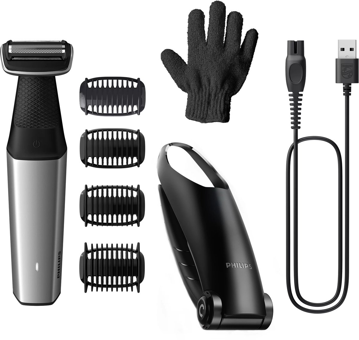 Philips series 5000 BG5021/16 - Bodygroomer voor mannen - Zilver