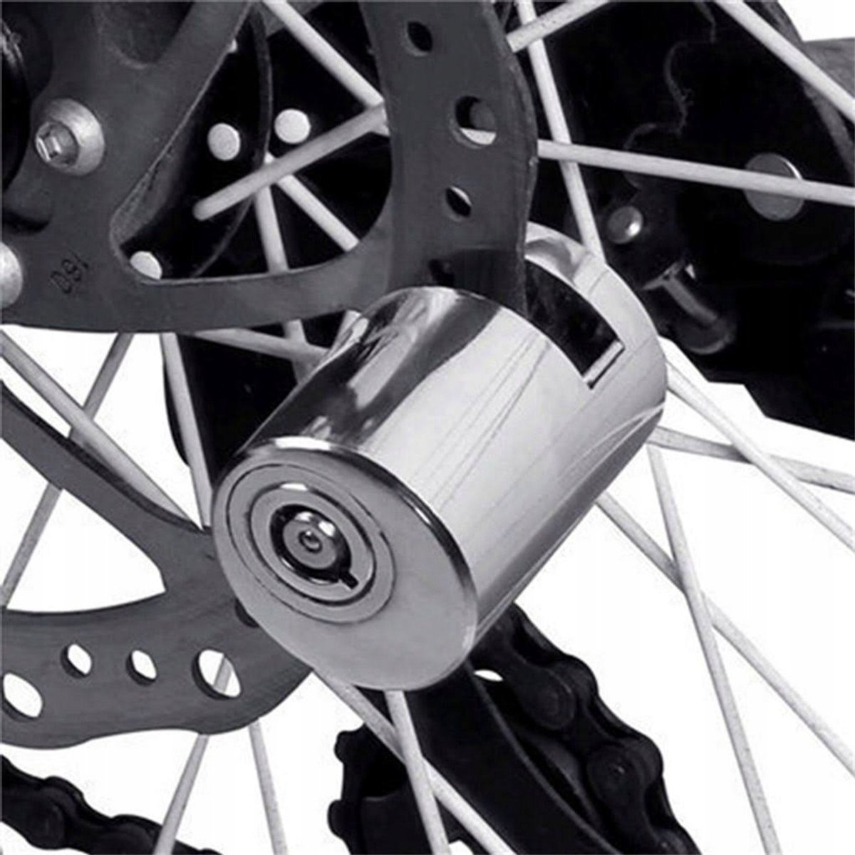 Schijfrem slot voor motorfiets, fiets en e-bike - anti-diefstal