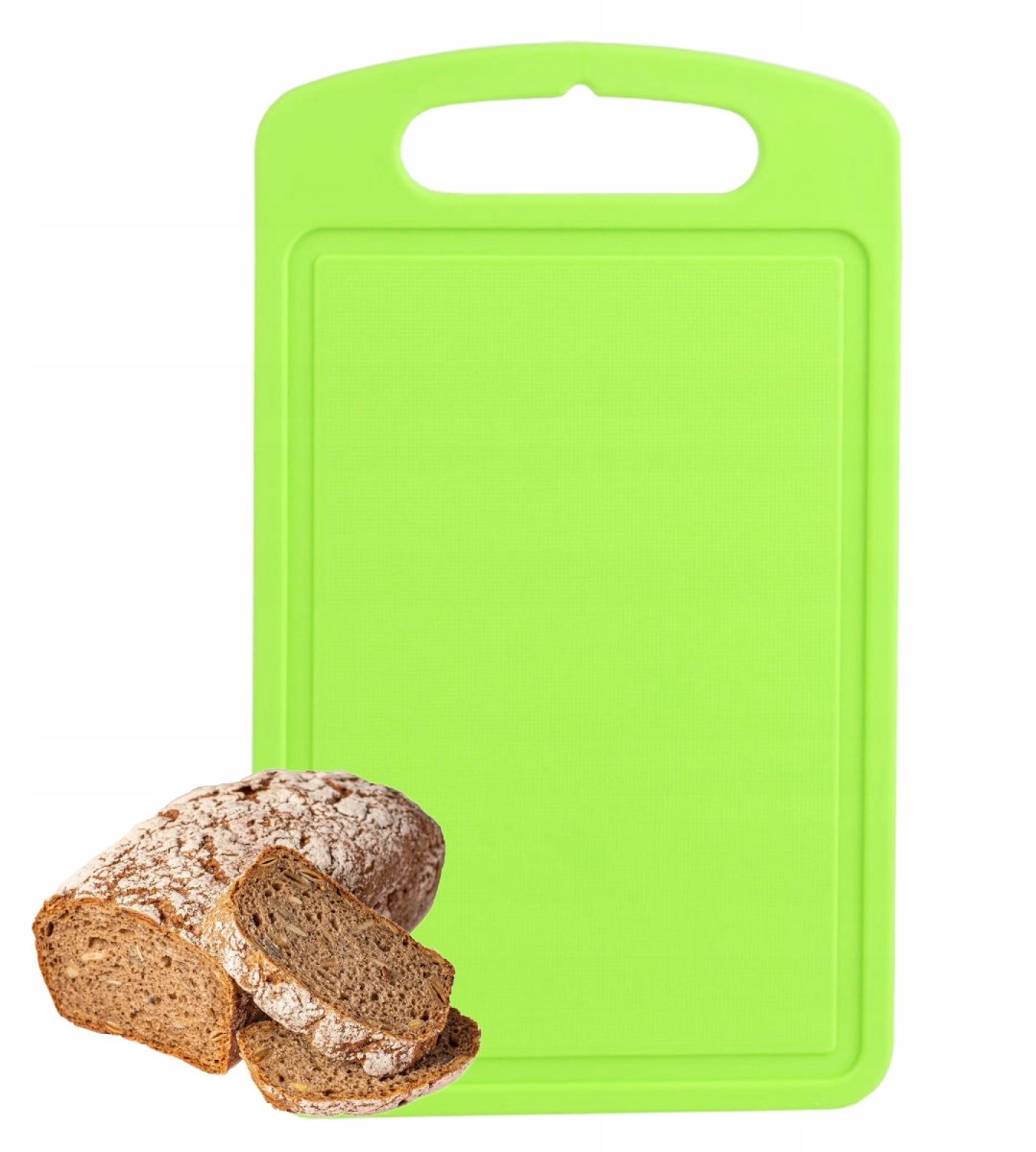 Grote Groene Kunststof Keukenplank met Handvat 35x25 cm