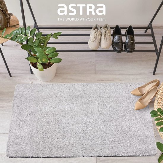 the carpet Lima Duurzaam en milieubewust designtapijt, zacht en onderhoudsvriendelijk, 3D-effect, wasbaar, pool van 100% gerecycled polyester, crème, 80 x 300 cm