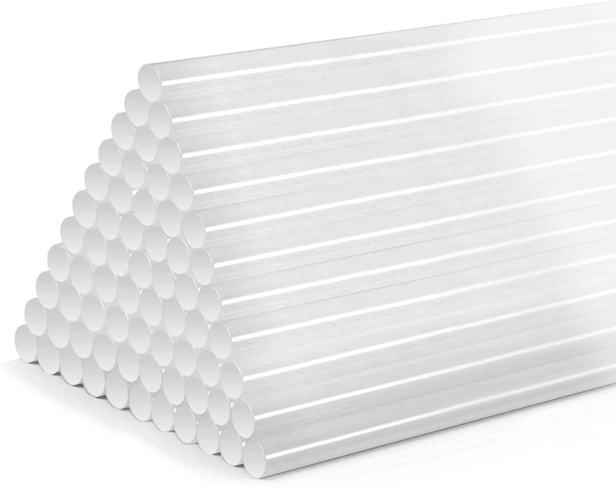 IMPERATORIS® Lijmpatronen Voor Lijmpistool - Snel Smeltend - Stevig Verlijmen - Sneldrogend - 50 stuks