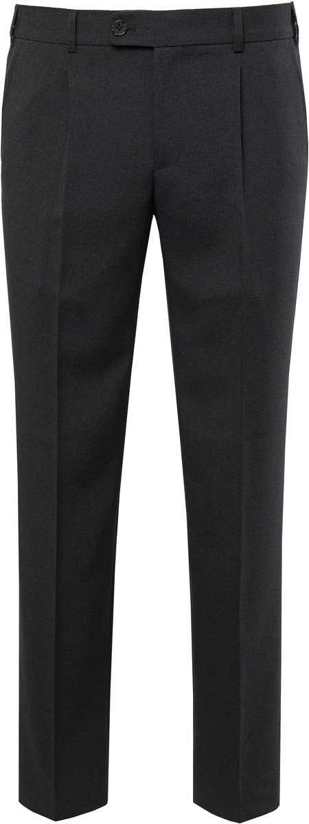Men Plus - Heren - Broek met Buik-Fit business mix & match - Grijs - Maat 27